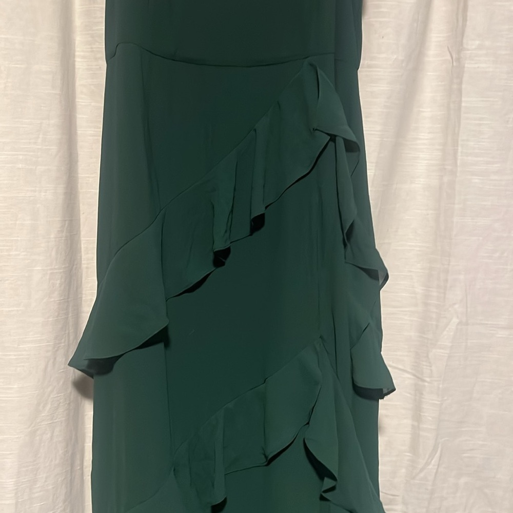 Lulus Blessed with Beauty Green Ruffled Sleeveless Maxi Dress XL - Picture 6 of 13